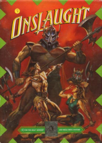 Onslaught Sega Genesis  box art